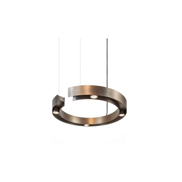 LEARC 30 inch 36 watt brown finish  LED Hanging Light with top quality LED and driver 3K AP3202