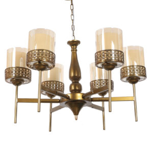 Antique Brass Finish Chandelier