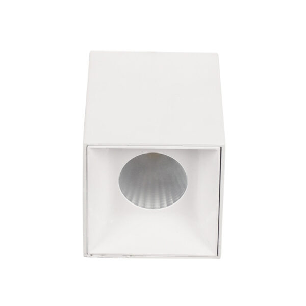 LEARC aluminium die cast white finish 12 watt Bridgelux / equivalent COB LED Ceiling Surface drum B1117