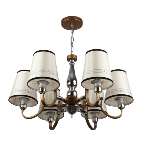 LEARC Designer Lighting Antique Brass Finish Chandelier CH404