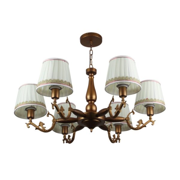 LEARC Designer Lighting Antique Brass Finish Chandelier CH405
