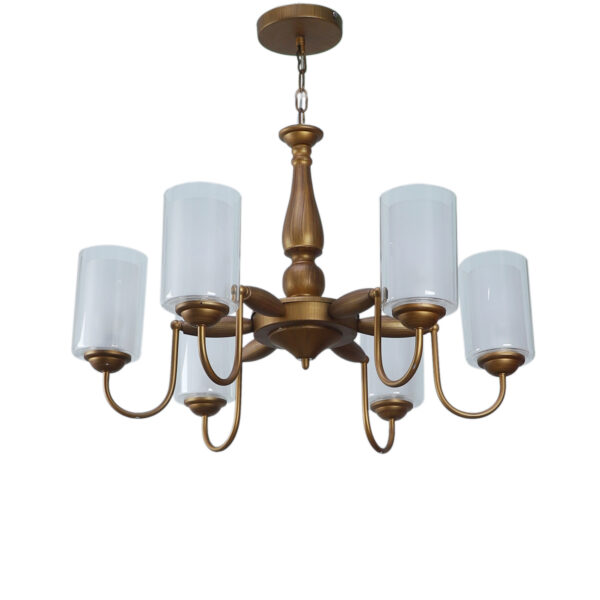 LEARC Designer Lighting Antique Brass Finish Chandelier CH418
