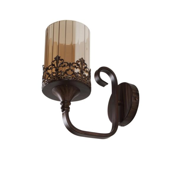 LEARC Designer Lighting Wrought Iron Rustic Finish Wall Light CW390-1