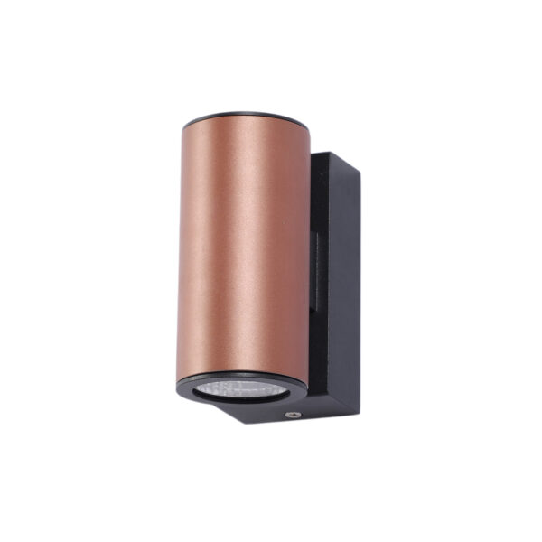 SUPERSCAPE black copper finish 2X12 watt round Exterior Wall Light two way with CREE LED and IP67 driver 3K EP7162-3K