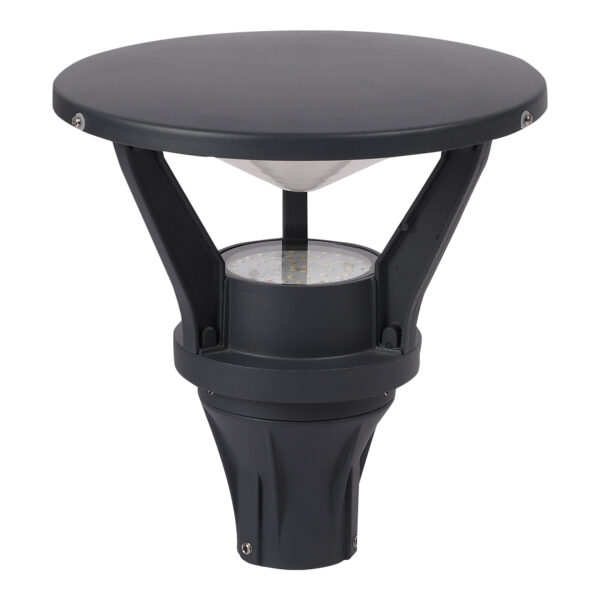 SUPERSCAPE aluminium grey round indirect lighting LED gate light with Edison LED and Philips LED driver 3k GL4822