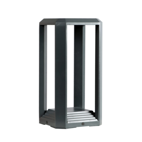 SUPERSCAPE Outdoor Lighting aluminium  grey 12 watt square LED Gate light with top branded LED  and high quality LED driver 3K GL4853