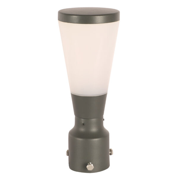 SUPERSCAPE aluminium grey 8 watt square LED Gate light with top branded LED and high quality LED driver 3k GL4957