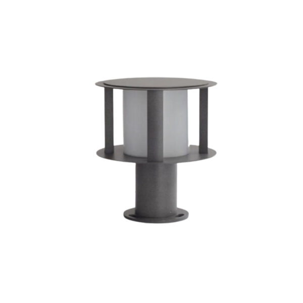 SUPERSCAPE premium gate light E27 grey with high quality acrylic diffuser GL4964-S