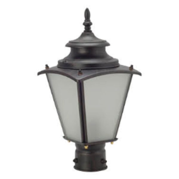 SUPERSCAPE aluminium antique brown finish 13 inch inch B22 gate light GL4990-S