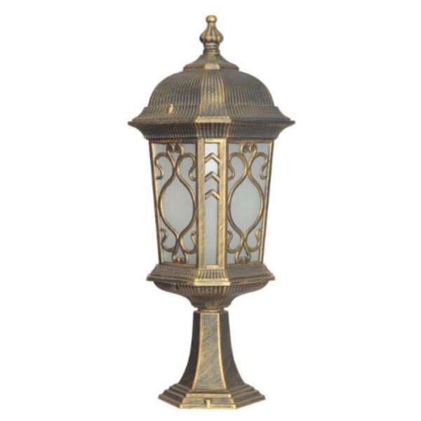 SUPERSCAPE premium aluminium die cast antique gold finish 23 inch gate light GL4991