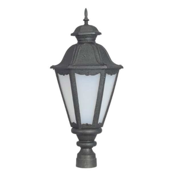 SUPERSCAPE aluminium de cast crinkled black finish 23.6 inch B22 gate light GL4994-L