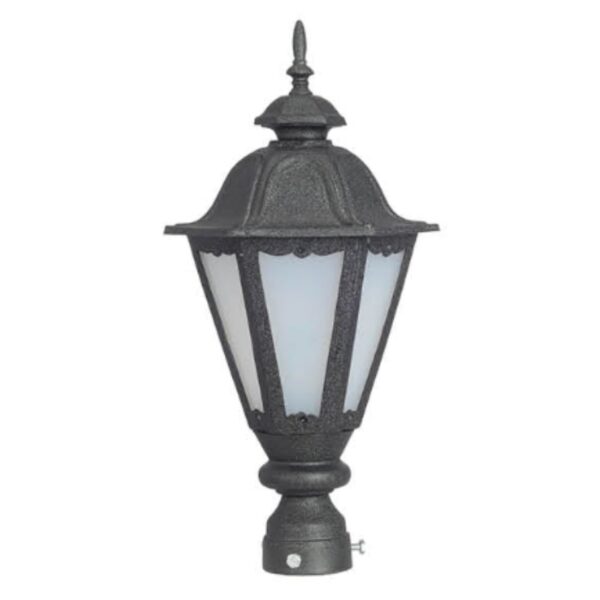 SUPERSCAPE aluminium de cast crinkled black finish 18.5 inch B22 gate light GL4994-S