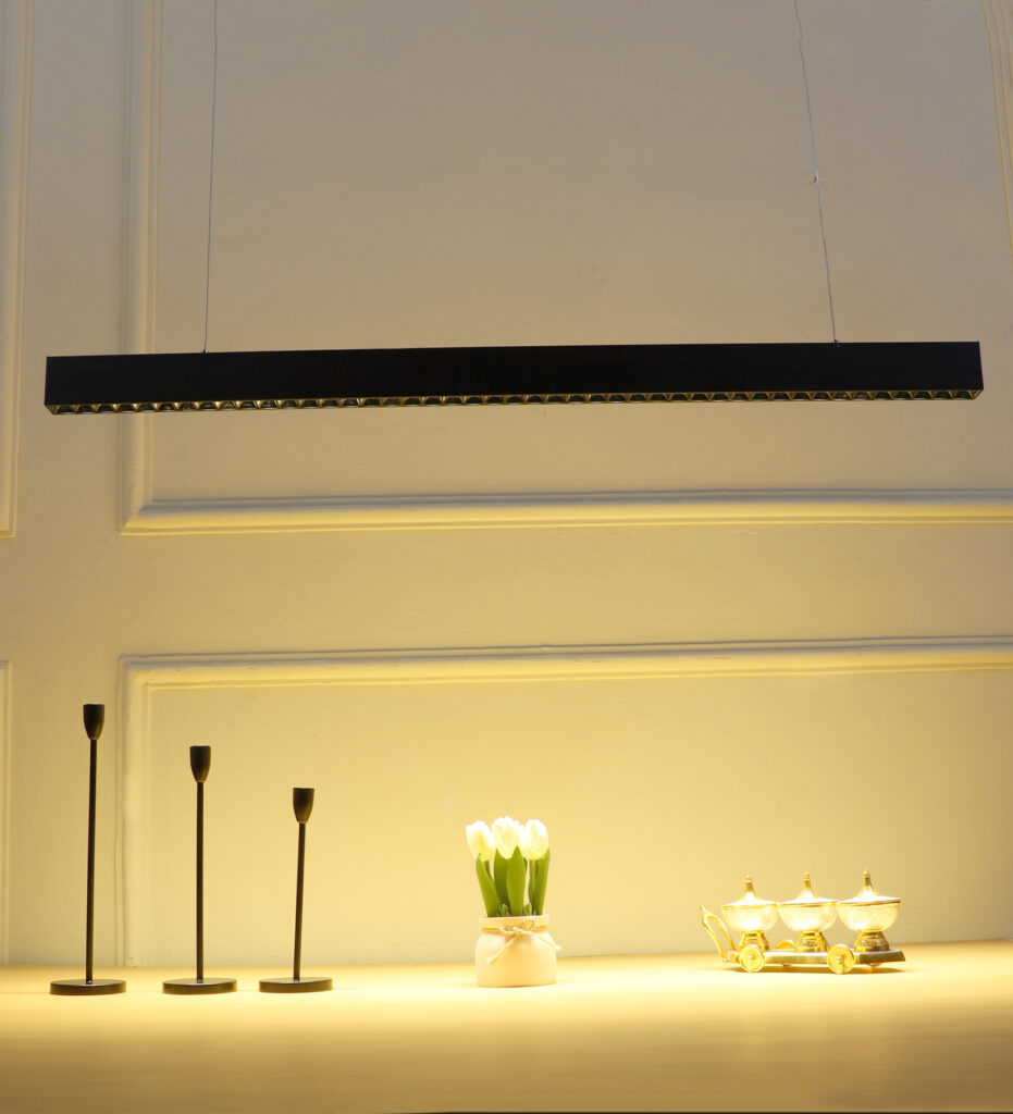 LEARC 45 WATT 4 FEET LED PROFILE HANGING LIGHT 3382 9 REFLECTOR 4