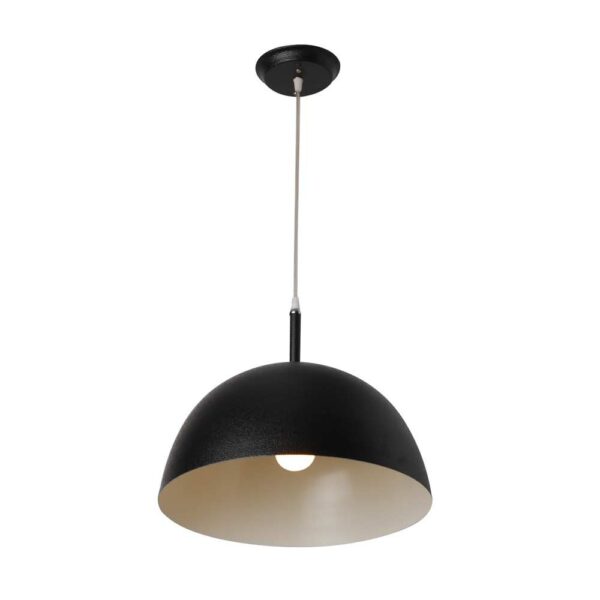 LEARC Designer Lighting 16 inch black white Metal Pendent Single HL3824