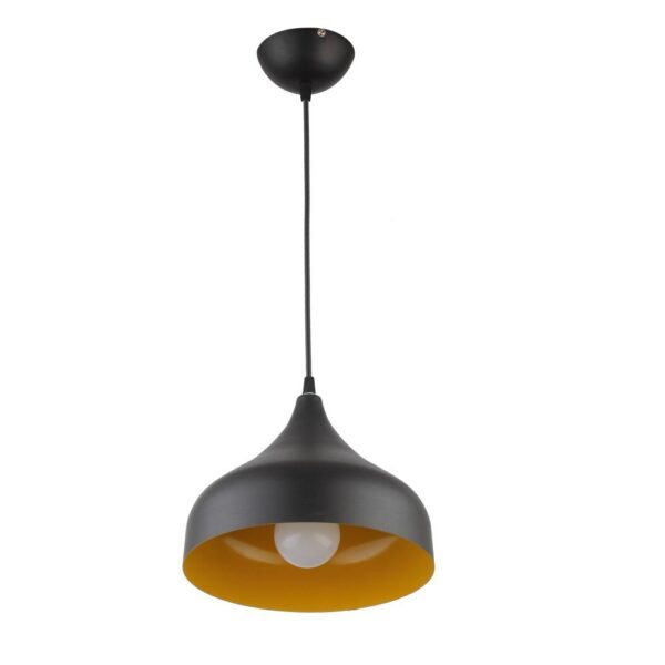 LEARC Designer Lighting black yellow Metal Pendent Single HL3888-1