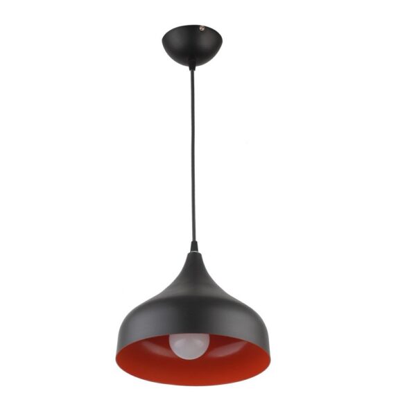 LEARC Designer Lighting black orange Metal Pendent Single HL3889-1