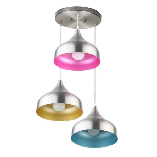 LEARC Designer Lighting Glass Metal Pendant Multiples HL3918-3