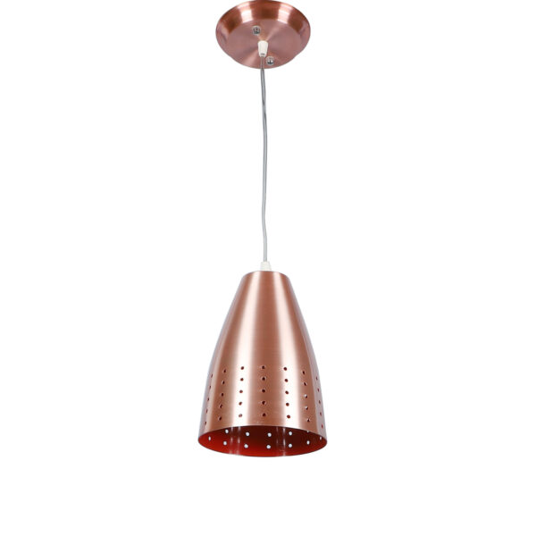 LEARC Designer Lighting copper orange Metal Pendent Single HL3950-1