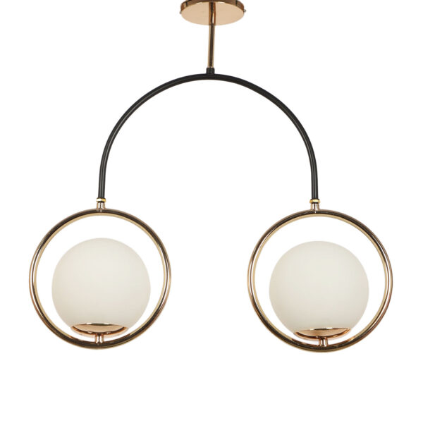 LEARC Designer Lighting Glass Metal Pendant Multiples HL7041-2