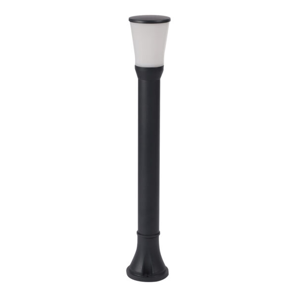 SUPERSCAPE Outdoor Lighting  aluminium die cast 24 inch 8 watt LED bollard grey with top branded LED and high quality LED driver K1069