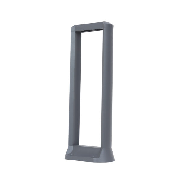 SUPERSCAPE Outdoor Lighting  aluminium die cast 20 inch 12 watt LED bollard grey with top branded LED and high quality LED driver K1101-M