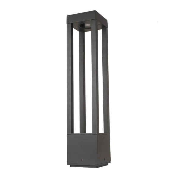 SUPERSCAPE Outdoor Lighting  aluminium die cast 20 inch 12 watt LED bollard grey powered by CREE LED and high quality LED driver K1120-M