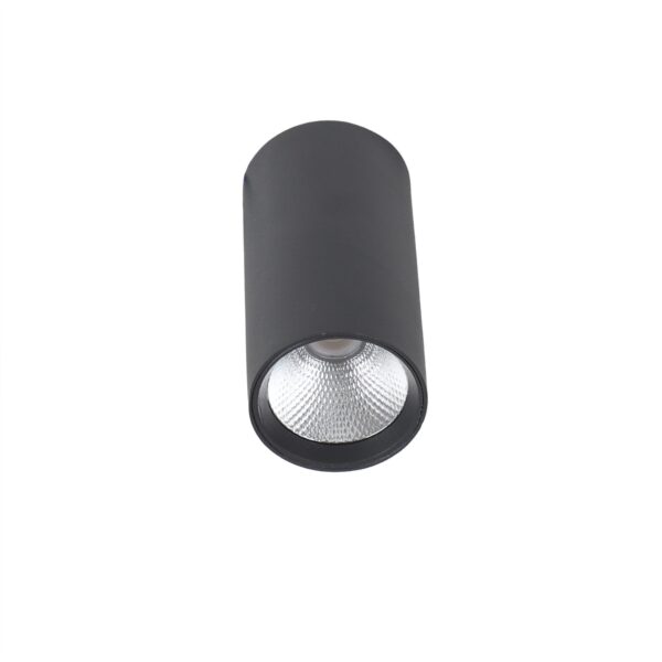 LEARC aluminium 10 watt 2″X 4″ compact LED drum ceiling light grey K1129