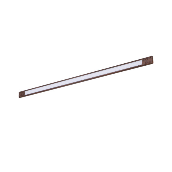 LEARC LED Lighting 8 watt 2 feet linear profile, under cabinet, wardrobe light wooden  finish warm white K1134-M