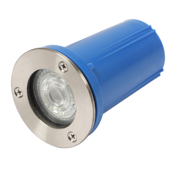 SUPERSCAPE Outdoor Lighting aluminium steel burrial, walk over, in ground light for replacable 4 to 10 watt GU10 LED lamp without lamp K1189