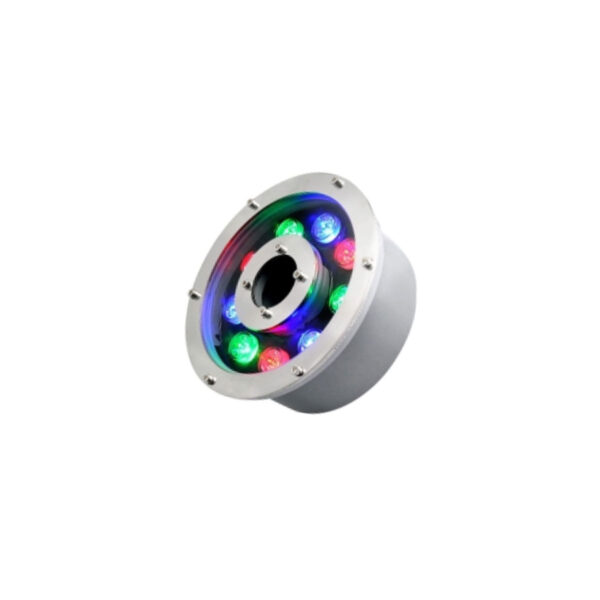 Superscape 24 volt 12 watt IP68 SS304 steel under water fountain light RGB with remote without supply unit GS1268-RGB