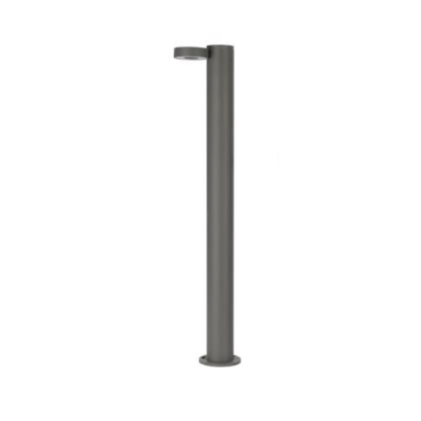 SUPERSCAPE premium aluminium 30 inch one side 7 watt LED bollard grey with top branded LED and high quality LED driver 3K K1277-L