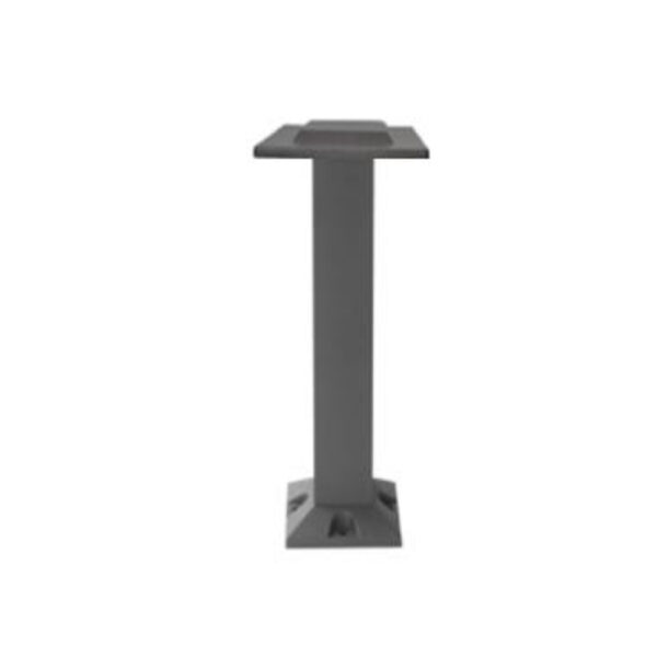 SUPERSCAPE premium aluminium 20 inch 12 watt LED bollard grey with top branded LED and high quality LED driver 3K K1287-M