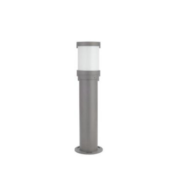SUPERSCAPE aluminium 20 inch 12 watt LED bollard grey with top branded LED and high quality LED driver and acrylic diffuser 3K K1291-M