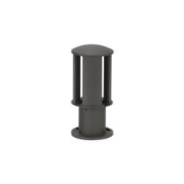 SUPERSCAPE premium aluminium 10 inch 12 watt LED bollard grey with top branded LED and high quality LED driver 3K K1296-S
