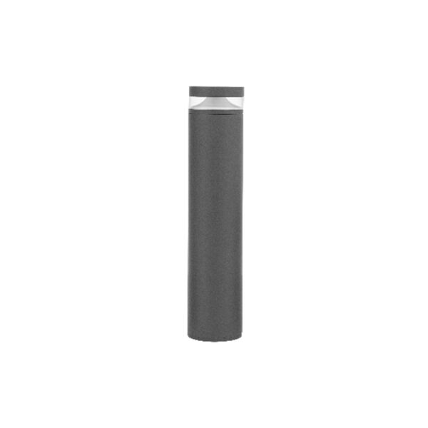 SUPERSCAPE premium aluminium 20 inch 12 watt LED bollard grey with top branded LED and high quality LED driver 3K K1301-M