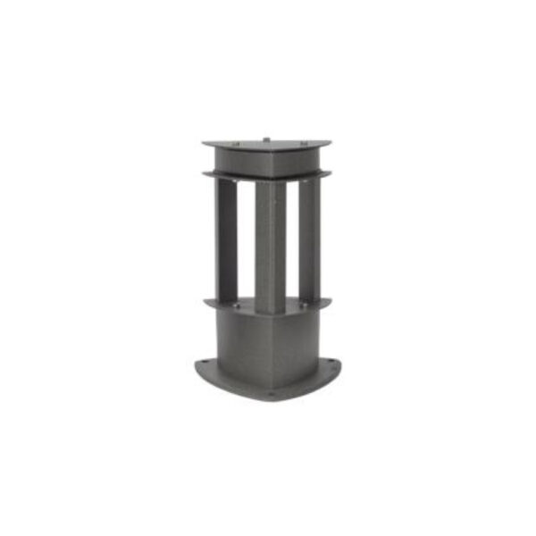SUPERSCAPE premium aluminium 10 inch 12 watt LED bollard grey with top branded LED and high quality LED driver 3K K1304-S