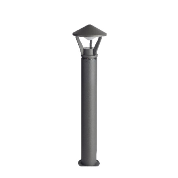 SUPERSCAPE premium aluminium 39 inch E27 bollard grey with high quality acrylic diffuser K1307-L