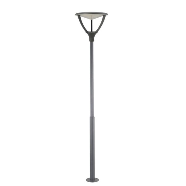 SUPERSCAPE aluminium die cast 36 watt 8.5 feet pole light with top bradded LED and Driver K1411