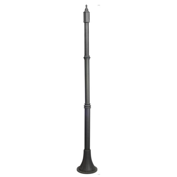 SUPERSCAPE aluminium die cast black finish 3.08 meter pole K1432