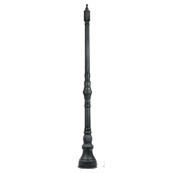 SUPERSCAPE aluminium die cast black finish 2.4 meter pole K1433