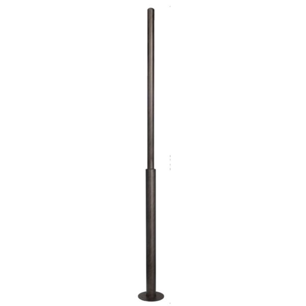SUPERSCAPE mild steel black finish 2.16 meter pole K1437