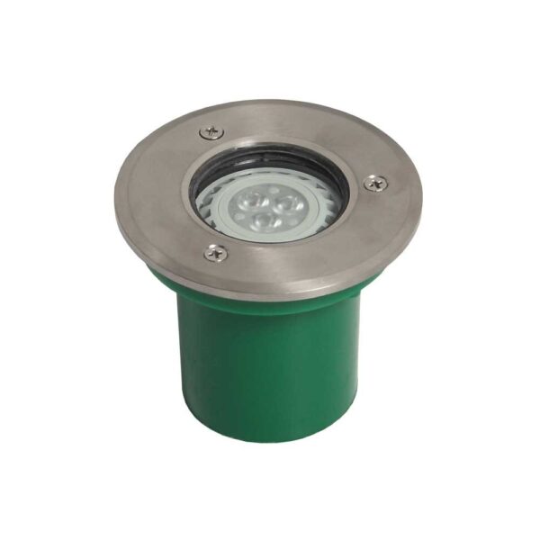 SUPERSCAPE Outdoor Lighting aluminium steel burrial / walk over light for top branded replacable 4 to 10 watt GU10 LED lamp K535