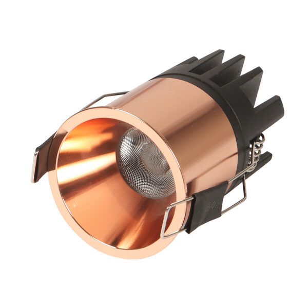 LEARC LED Lighting premium aluminium rose gold finish 7 watt LED down light with high quality LED and driver ME102