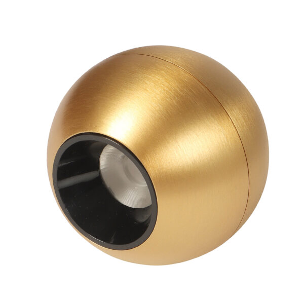 LEARC aluminium premium electroplated antique brass finish 12 watt LED surface light ME129