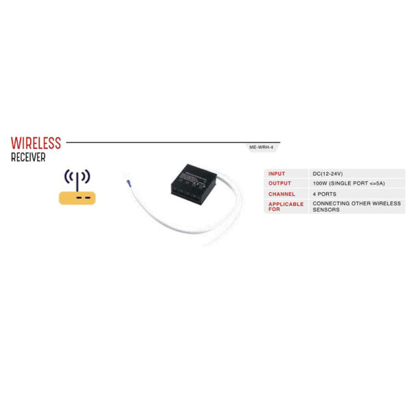WIRELESS RECEIVER FOR LED STRIPS MEM255