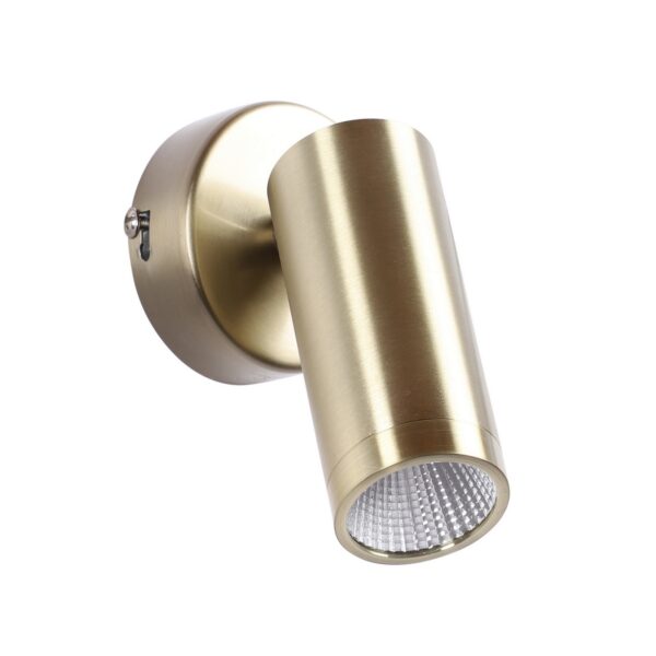 LEARC LED Lighting antique gold finish 6 watt single Spot Light with yellow light ML353-1