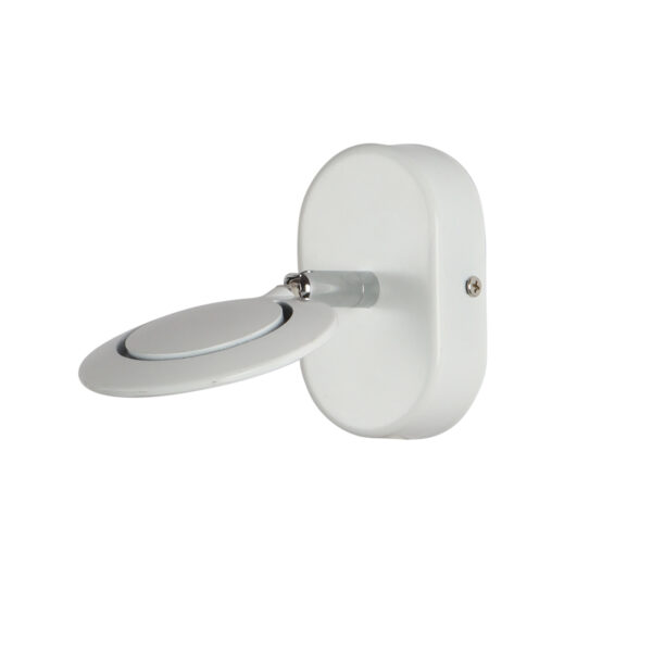 LEARC Led Lighting aluminium die cast powder coated white finish spot light with 4 watt adjustible spot ML374-1