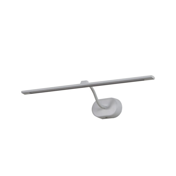 LEARC LED Lighting 12 watt aluminium adjustible 18 inch picture light with white body and yellow light ML426-WW