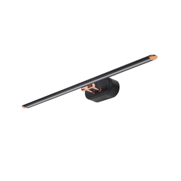 LEARC LED Lighting 12 watt 20 inch black rose gold finish tricolour LED adjustible picture light  ML468-L