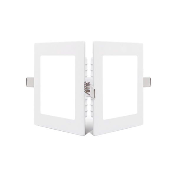 PHILIPS 5 WATT SQUARE ULTRA GLOW PRIME PLUS RECESSED PANEL LIGHT, WARM WHITE, YELLOW, PH1013